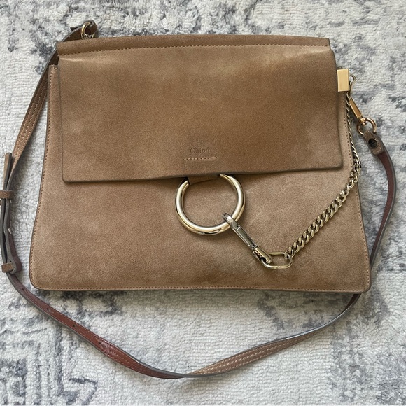 Chloe Handbags - Chloe Faye (sz medium) tan